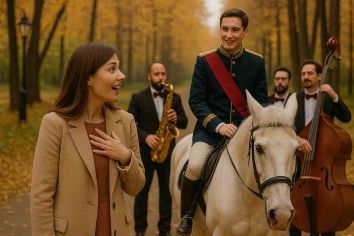 предложение руки и сердца на коне