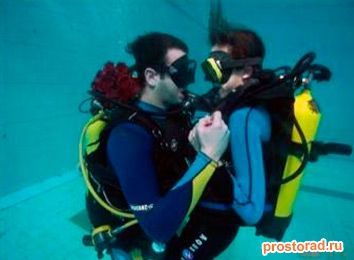 Свидание с аквалангом или как провести свидание под водой, Уроки дайвинга