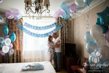 Как подготовить квартиру к встрече жены из роддома, Встреча жены из роддома
